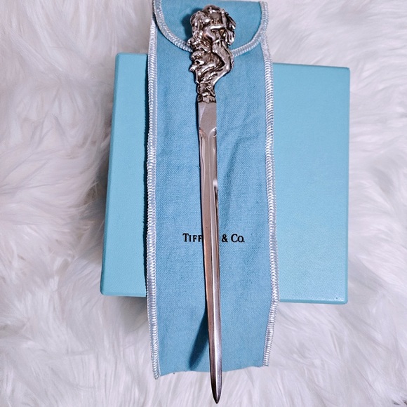 🩵SOLD🩵RARE Vintage Tiffany & Co. God 2-side Sterling Silver Letter Opener - Picture 5 of 6